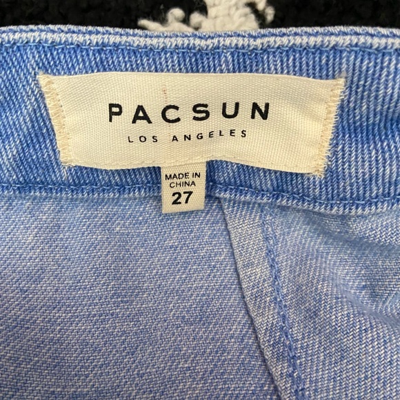 PacSun Light Blue Denim Mini Skirt - Picture 6 of 6